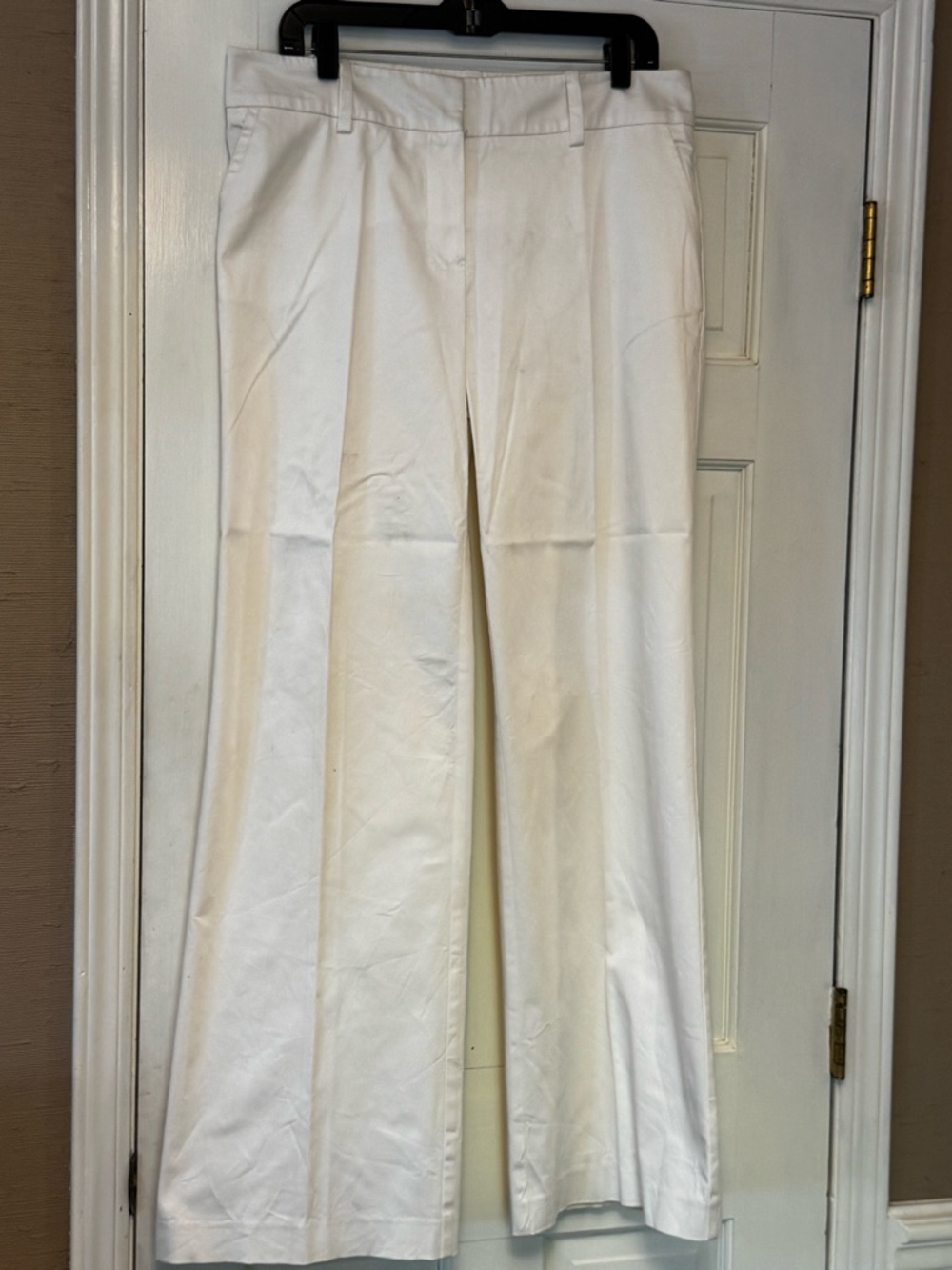 Trina Turk Cream Wide Leg Pants